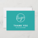 Search for teal turquoise thank you cards Simple