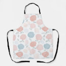 Search for minimalist floral aprons Flower pattern
