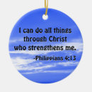 Search for philippians 4 13 christmas tree decorations Faith