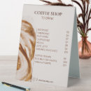 Search for cafe price lists Business