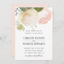 Search for pink and ivory wedding invitations Peach