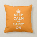 Search for keep calm and carry on cushions Funny