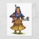 Search for native american girl postcards Feathers