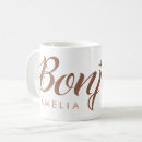 Search for bonjour coffee mugs Girly
