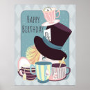 Search for tea birthday party posters Mad hatter