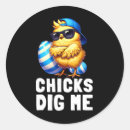 Search for chicks dig me stickers Happy easter
