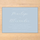 Search for serenity blue wedding invitations Elegant