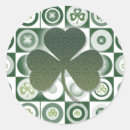 Search for green four leaf clover stickers Pattern