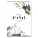 Search for pumpkins table cards Leaves