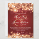 Search for christmas lights wedding invitations Gold