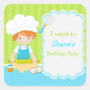 Search for kids cooking party stickers Birthday