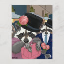 Search for panda lovers postcards Racoon