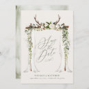 Search for antler save the dates Vintage