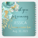 Search for teal gold stickers Floral