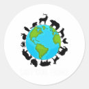 Search for wildlife supporters stickers Support your local planet