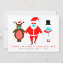 Search for hip christmas cards Santa claus