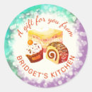 Search for for bakeries stickers Watercolor