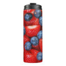 Search for strawberries travel mugs Red