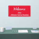 Search for family reunion banners Welcome
