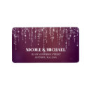 Search for party lights return address labels String of lights