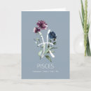 Search for pisces cards Watercolor
