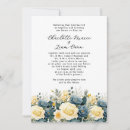 Search for navy blue cream wedding invitations Script