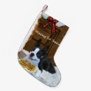 Search for boston terrier christmas stockings Xmas