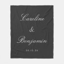Search for wedding date blankets Elegant