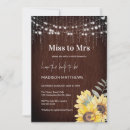 Search for string lights bridal shower invitations Sunflower