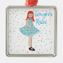Search for red hair girl christmas tree decorations Ginger