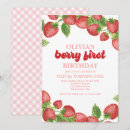 Search for strawberries birthday invitations Flowers