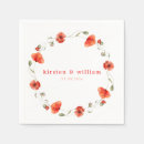 Search for poppy flower napkins Flowers