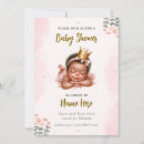 Search for african american princess baby shower Watercolor