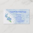 Search for forget me not business cards Nature