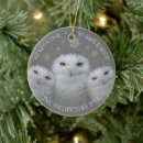 Search for snowy owl christmas tree decorations Snowflakes