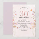 Search for watercolor 30th birthday invitations Garden