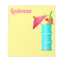 Search for drinking notepads Tropical