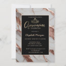 Search for rose gold glitter graduation invitations Geometric