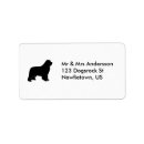 Search for newfoundland dog return address labels Silhouette