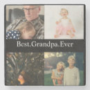 Search for photo collage coasters Grandfather