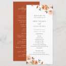 Search for autumn wedding programs Rustic