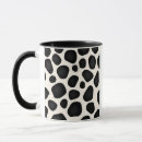 Search for black and white spots mugs Cow