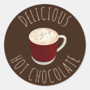 Search for hot cup stickers Chocolate