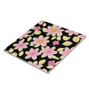 Search for black flower pattern tiles Flowers