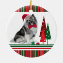Search for keeshond christmas tree decorations Pet