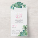 Search for monstera leaves wedding invitations Island