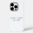 Search for simple life iphone cases Black and white