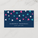 Search for confetti business cards Colourful