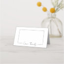 Search for black and white place cards Blank