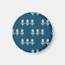 Search for floral leaf pattern magnets Vintage